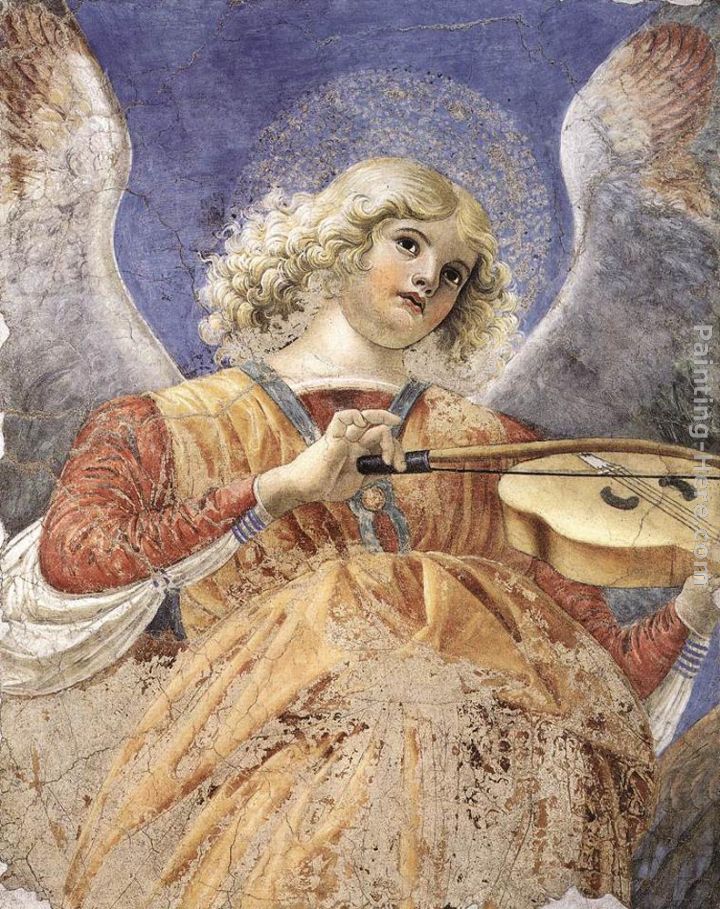 Music-making Angel painting - Melozzo Da Forli Music-making Angel art painting